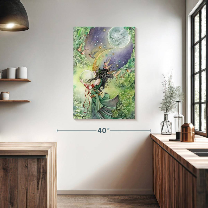 The Shadowscapes Tarot - World, 39" H x 26" W