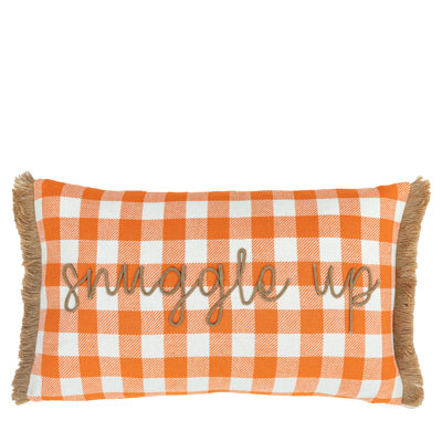 Orionis Orange Square Throw Cushion