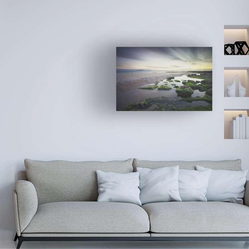 Œuvre sur toile Beach, H 16 po x l 24 po