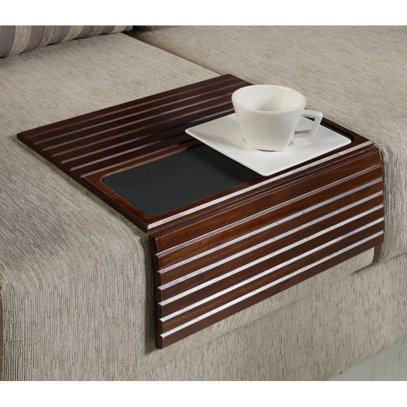 Plateau pour ordinateur portable Twedt Couchmaid, Noyer