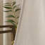 Linen Blend Semi Sheer Curtain Panel Pair-1497042905-1495260219