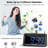 No Style Digital Mechanical Tabletop Clock with Alarm in Black