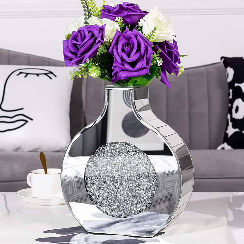 Vase de table en verre fait à la main Cerrie