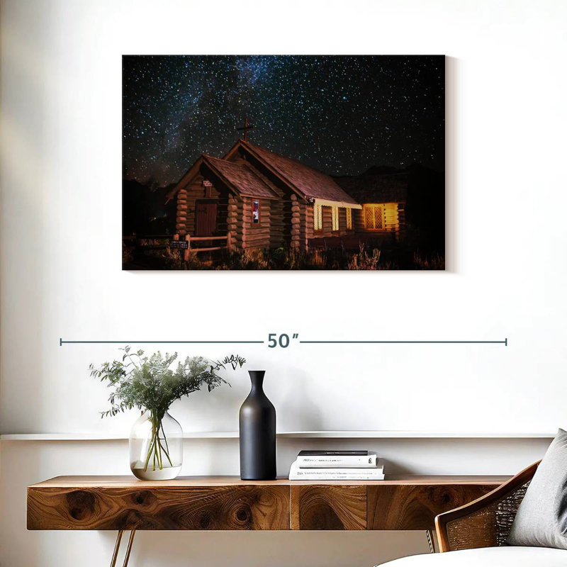 Adella Midnight Mass, 24" H x 36" W