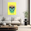 «Vibrant Gradient Skull Abstract», reproduction d'art murale contemporaine-129717280