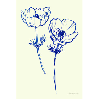 " Ink Anemones I " by Sara Zieve Miller