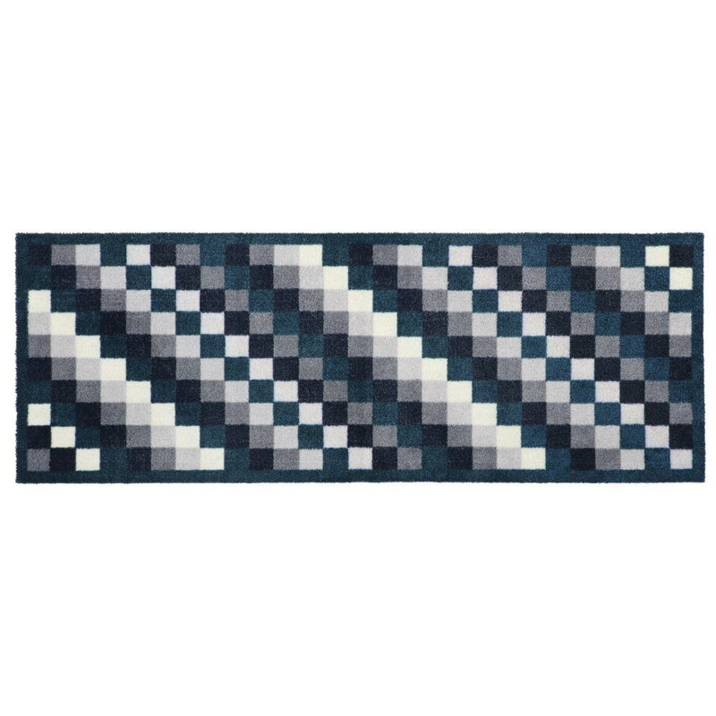Non-Slip Geometric Indoor Doormat, Rectangle 57cm W x 150cm L