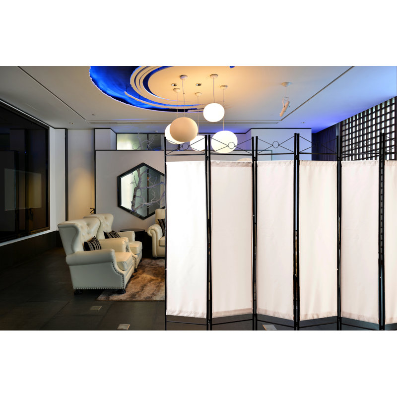 Cloison pliante Rhiann, Blanc, 6