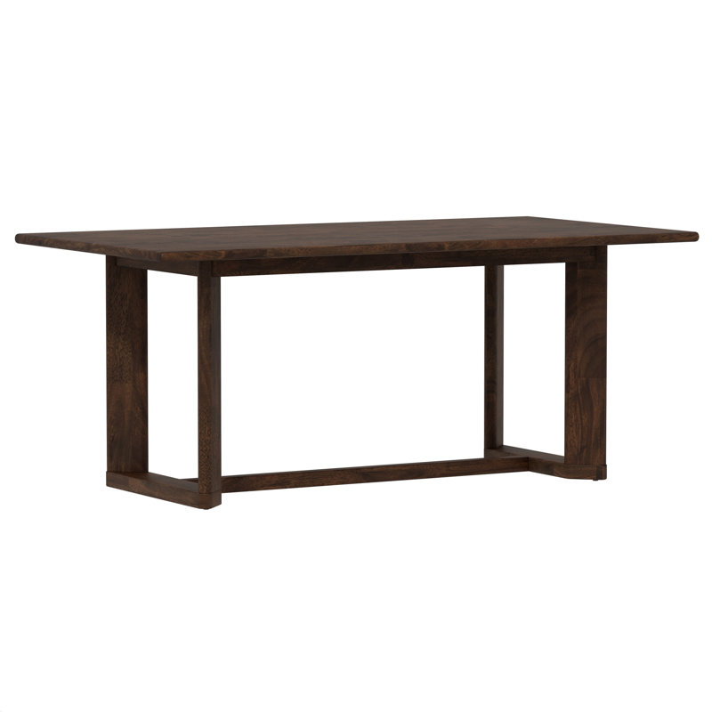 Laneway Dining Table Set With Upholstered Chairs, 7 Pieces: Table, 6 Chairs