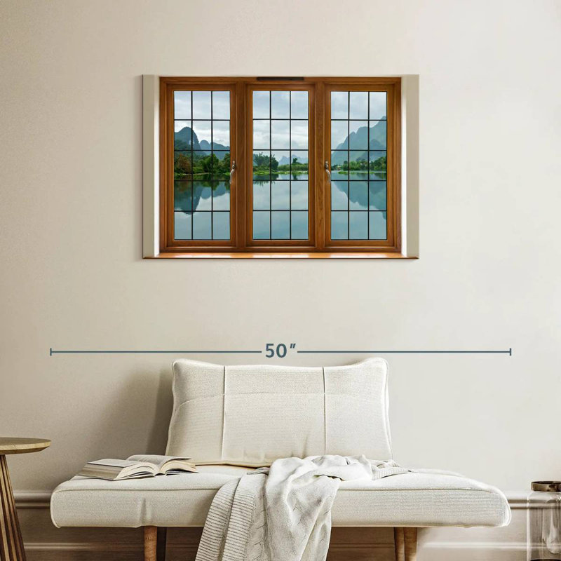 Lilie Window Pane, 24" H x 36" W