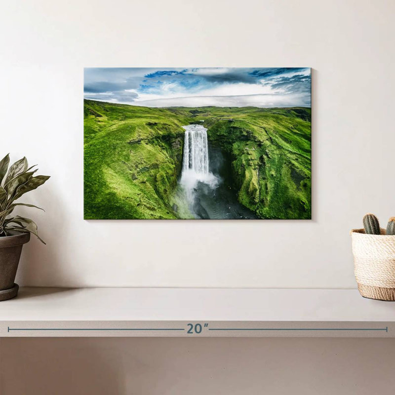Cascade d'Alvord, Islande, Skogafoss, H 8 po x l 12 po