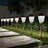8 Solar Outdoor Lights - 16-Inch-Tall Stainless-Steel Stake Lights for Gardens, Walkways, Driveways, Landscapes, and Patios by Pure Garden-35178619