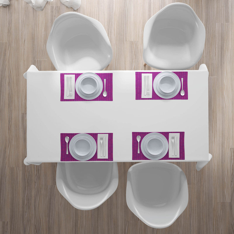 Polyester Geometric Rectangle Placemat