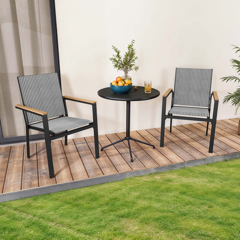 Fauteuil de terrasse empilable