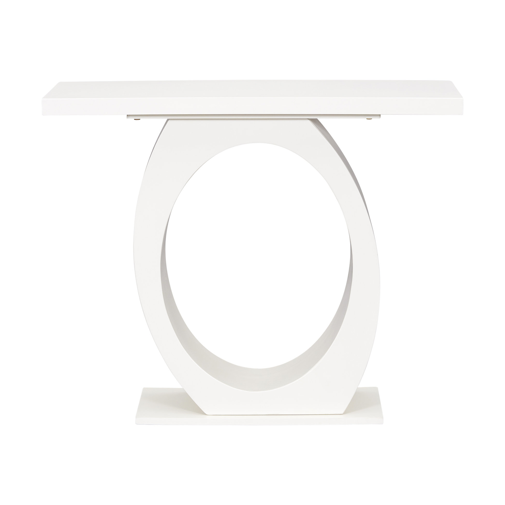 Ivy Bronx Modern Beige Console Table With Egg-shaped Base. + 32.16 H ...