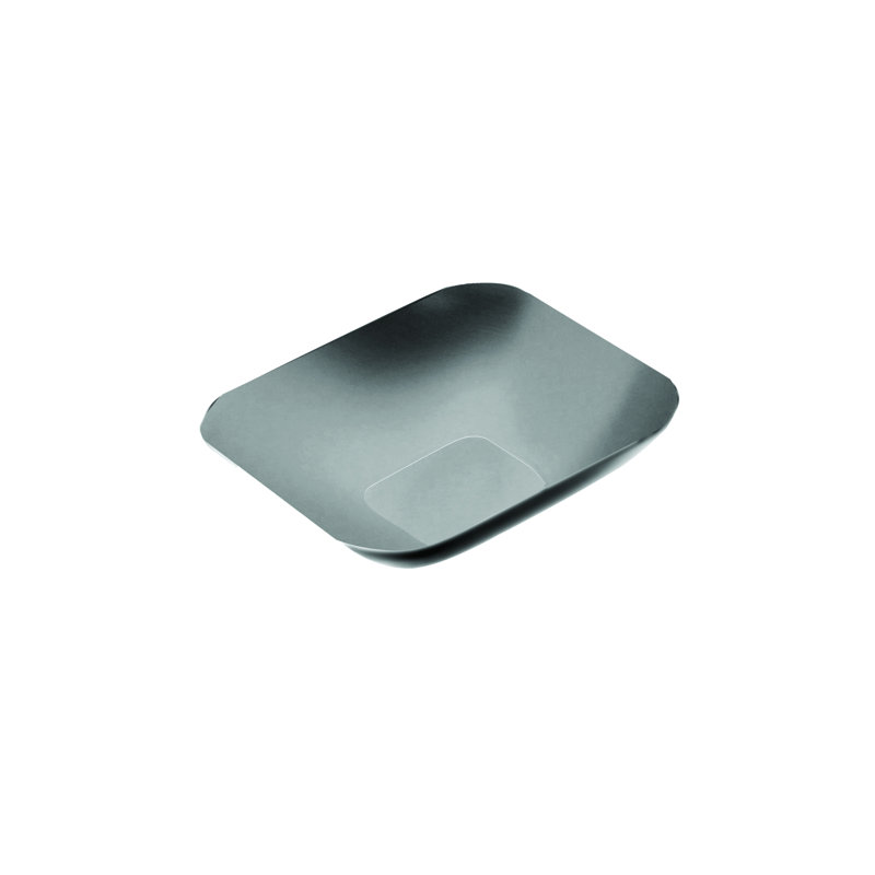 Bol carré Tendence 8,66 po - 6 pièces, Argent, 5.91"