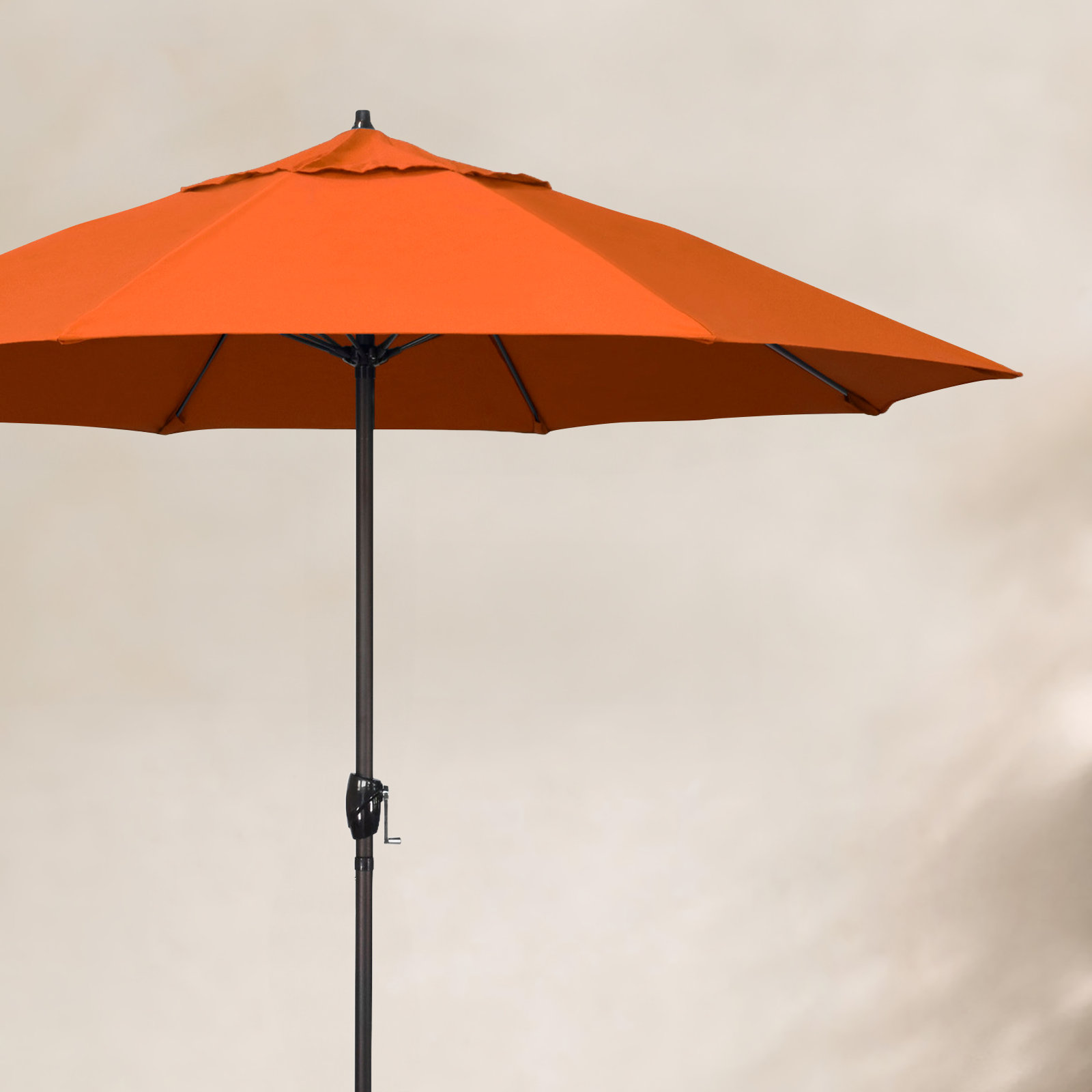 Deshaun 9' Market Sunbrella® Umbrella, Canvas Melon Sunbrella® Canvas
