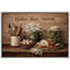 «Gather Part Nourish Rustic Kitchen Still Life», photos de salle à manger, impression sur toile encadrée-131636067-131636062