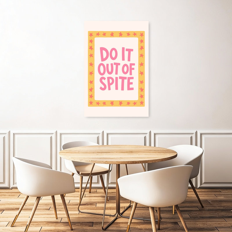 «Do It Out Of Spite Bold Abstract Contemporary Landscape Nature», reproduction d'art murale, H 48 po x l 32 po
