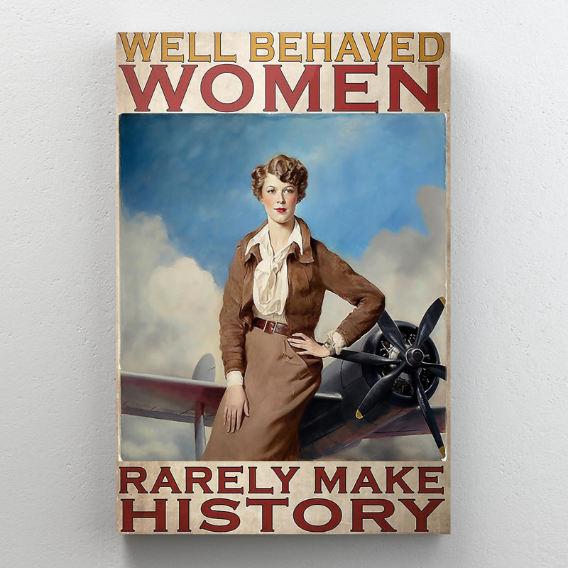 Carinda Well Behaved Women, impression sur toile, H 14 po x l 11 po x P 1,25 po