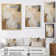 Beige Minimalism Elegance In Bloom On Canvas Print