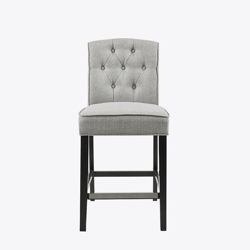 Tabourets de bar, tabourets de bar, tabourets de comptoir Venio, Noir, Gris