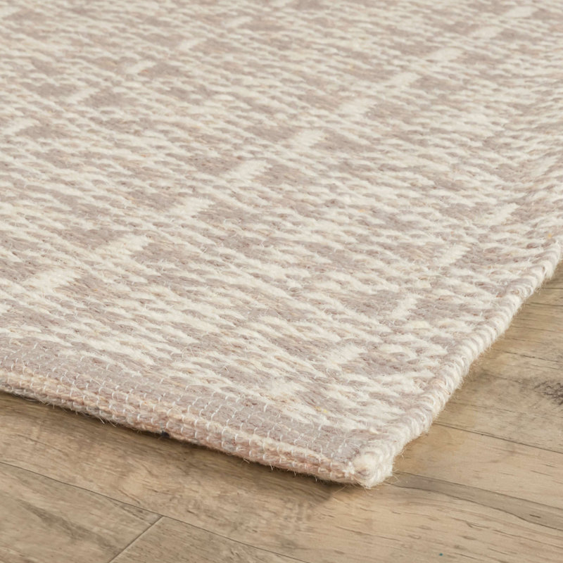 Bare Grey Handwoven Cotton Rug, Runner 2'6" x 8'
