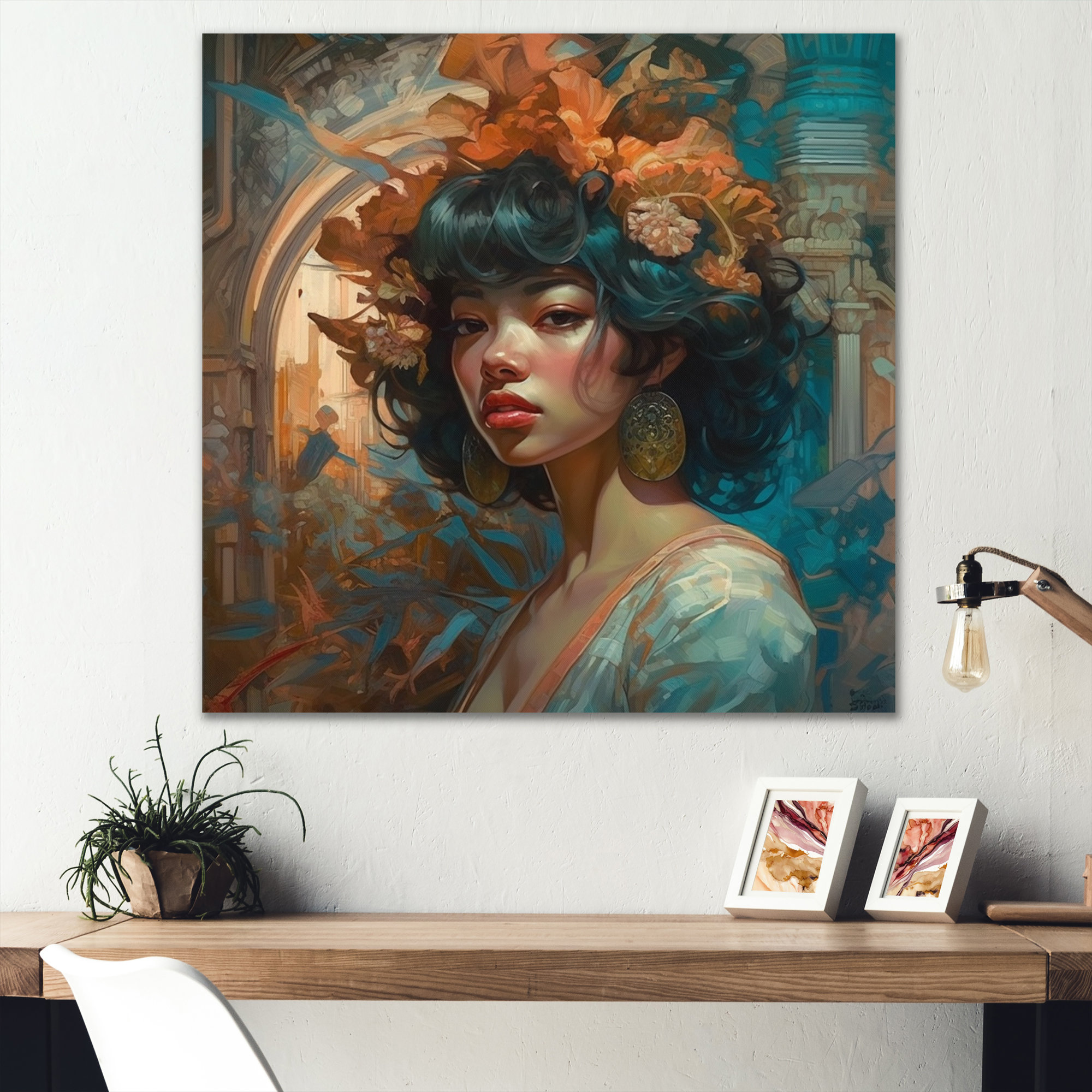 Winston Porter Asian Royalty On Canvas Print | Wayfair