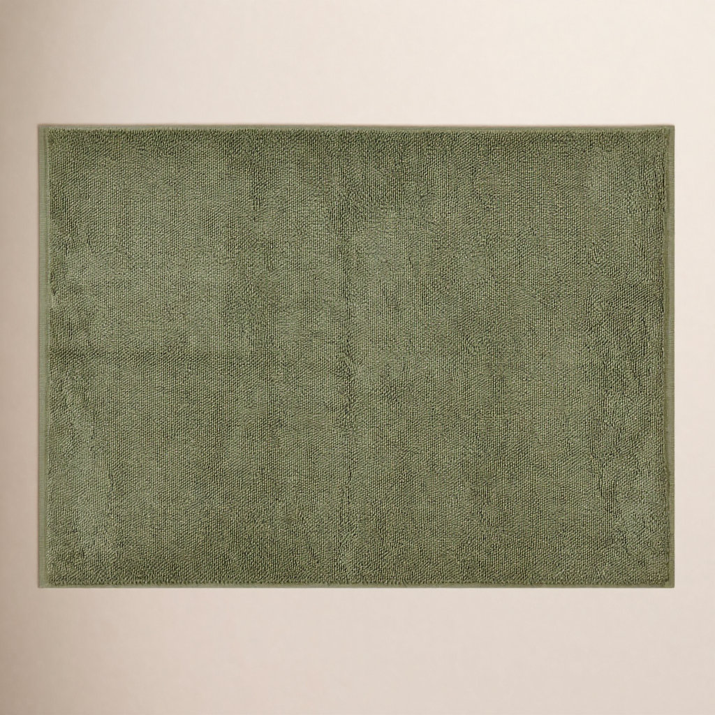Lisbon Cotton Bath Mat, 24" W x 40" L, Loden
