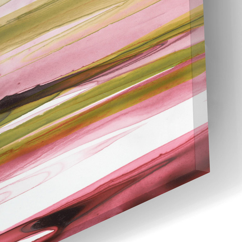 «Solar Plains I» par Grace Popp, art mural en verre acrylique, H 12 po x l 24 po