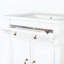 Meuble-lavabo Mid-Century avec base romaine, blanc-1243838190