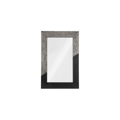 Geometry Wood Mirror