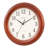 12.5" Atomic Analog Wood Wall Clock