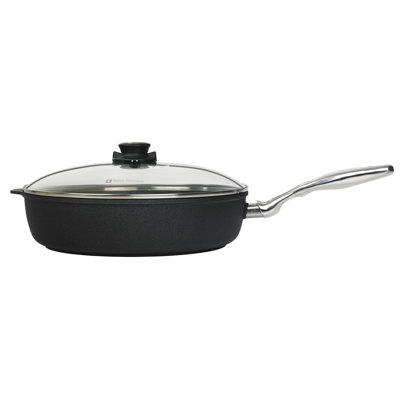 Non-Stick Cast Aluminum Saute Pan with Lid