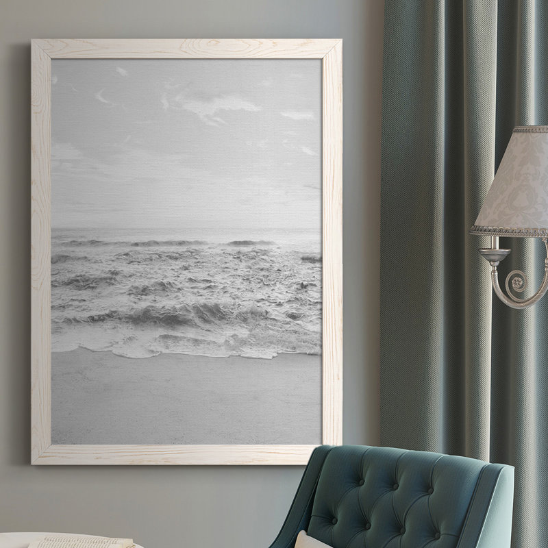 «Gentle Tides I», reproduction d'art sur toile simple, Blanc, H 37,5 po x l 27,5 po x P 1 po