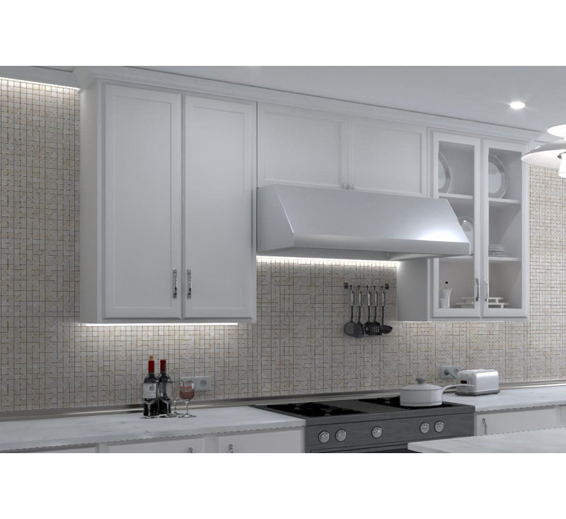 Otzar 1" x 1" Shell Mosaic Wall & Floor Tile, Perle