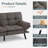 Convertible Futon Sofa Bed with Memory Foam-990976067