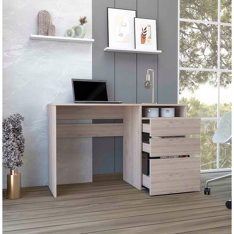 Rectangle l 17,2 po Broddrick, Gris clair