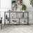 Anishia 52'' Glass Top Console Table-653842202