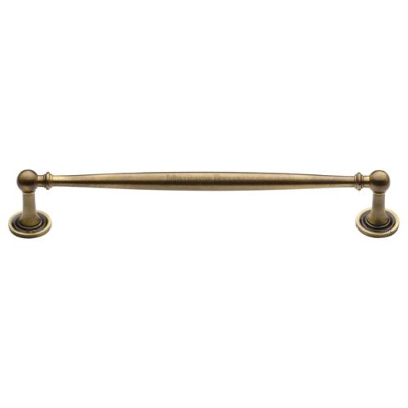 Heritage Brass Heritage Cabinet Pull Colonial Design, Antique Brass, 25.4cm H x 2.5cm W x 28cm D
