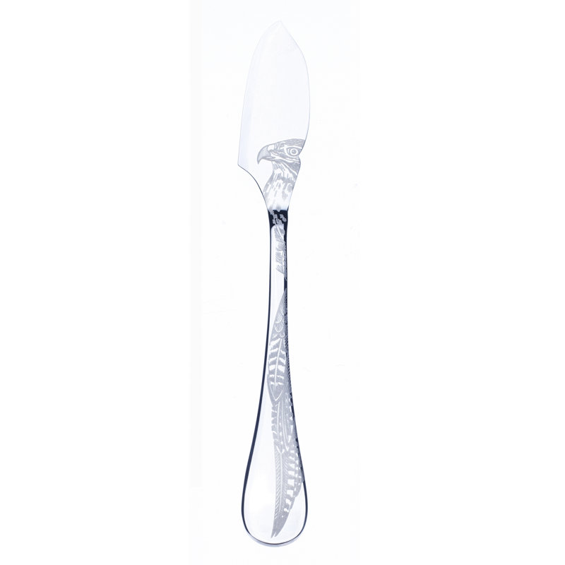Caccia Stainless Steel Dinner Knife, Silver