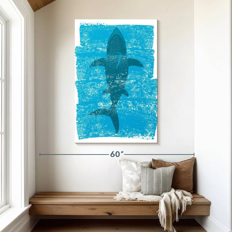 Brampt Simple Shark, 48" H x 32" W