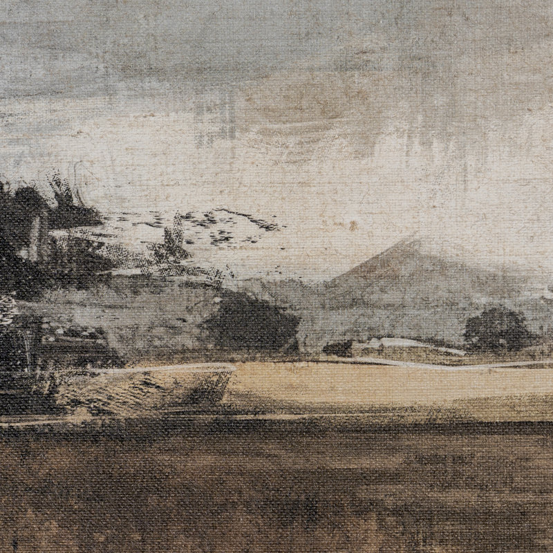Meadow Serenity, toile peinte à la main