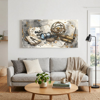«Vintage Science», reproduction d'art sur toile, ensemble de 1