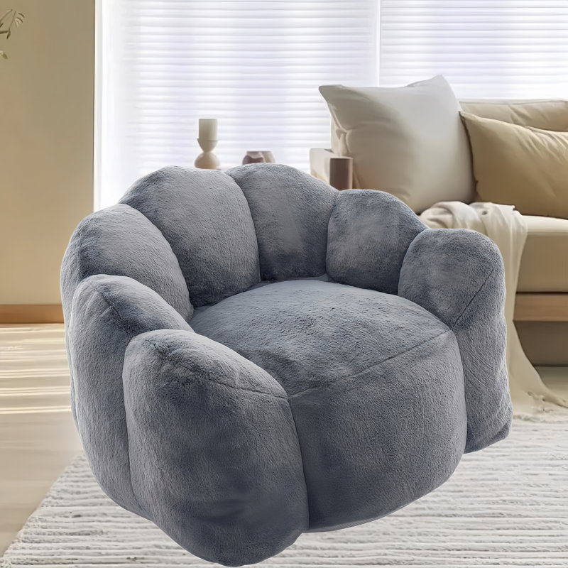 Fauteuil à billes pour salon, chambre à coucher et salle de loisirs (gris), Gris