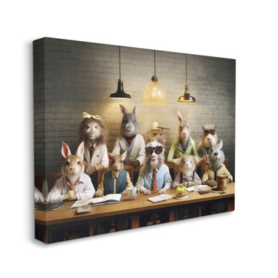" Wild Animals At Table "