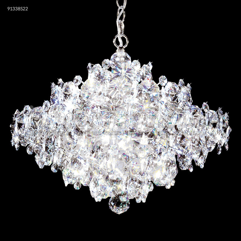 Continental Fashion Chandelier, Chinese (K9), 21" H x 25" W x 25" D