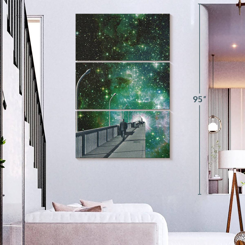 Kelan Cosmic Portal, 74" H x 48" W