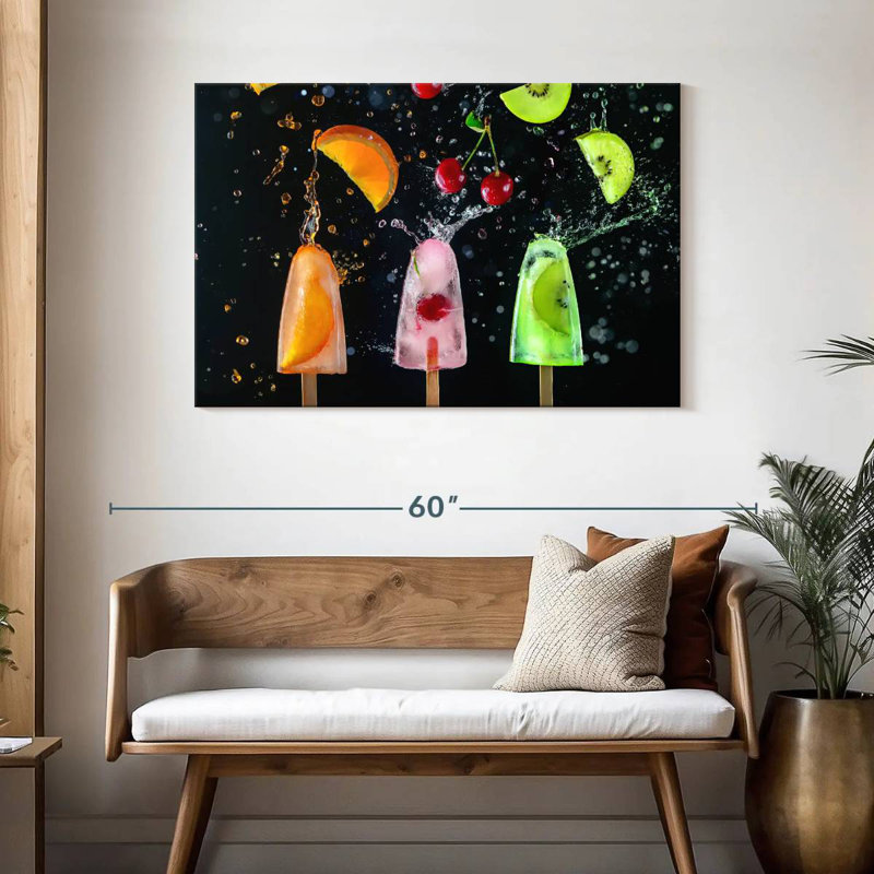 Yarlin Sweet Fruit Popsicles, 30" H x 45" W