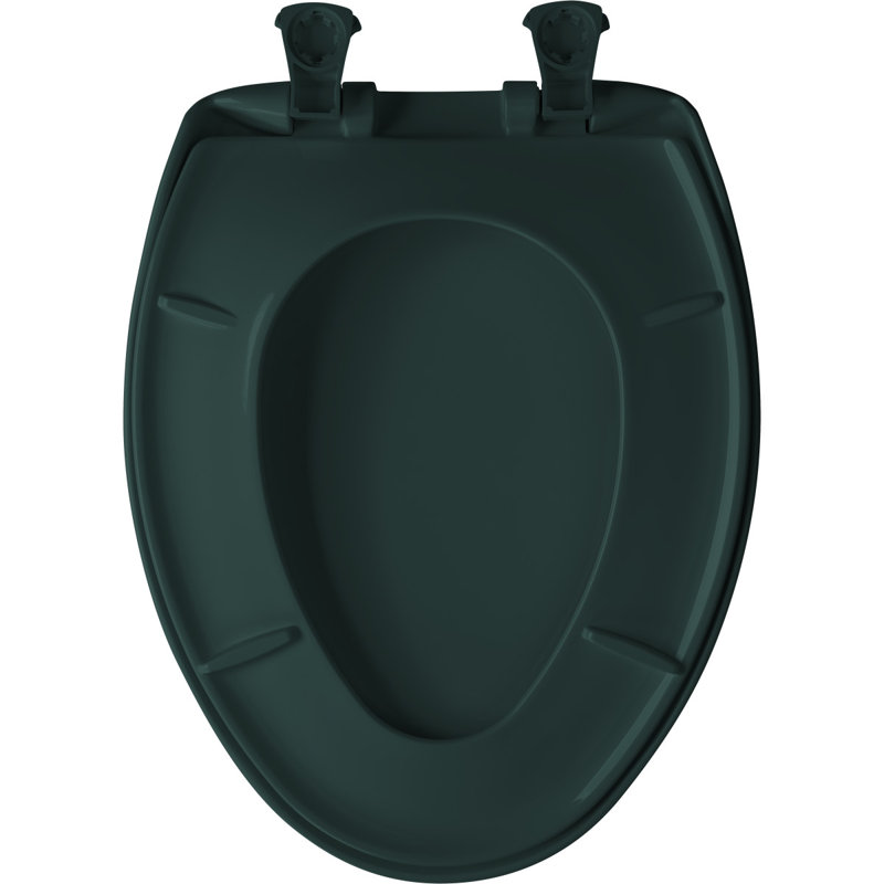 Elongated Toilet Seat and Lid, Teal
